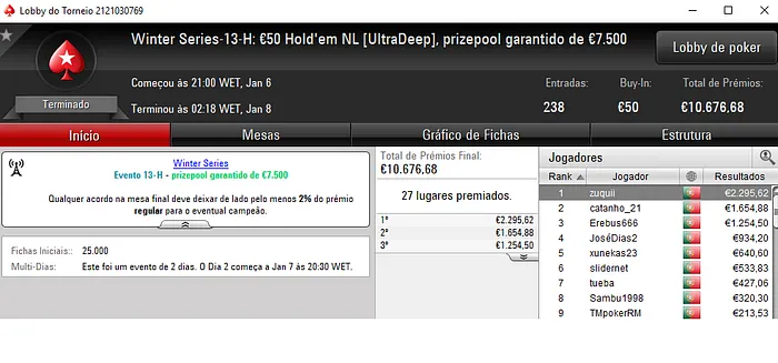 Winter Series: zuquii Conquista Evento #13 High e kabustika o Low 102