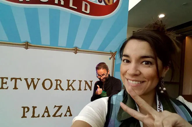 Pamela Maldonado and Daniel Negreanu