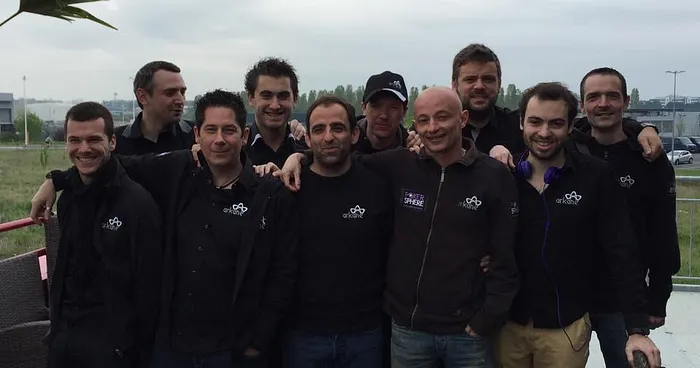Les joueurs de la Team Arkane avec Yann Roudaut, Jonathan, Sébastien Benaben