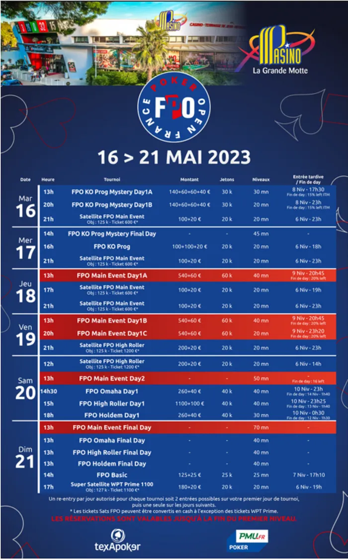 France Poker Open