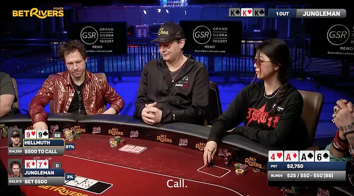 Randy “3Coin” Sadler Felted in Back-to-Back Hands in Hellmuth’s Home Game 103