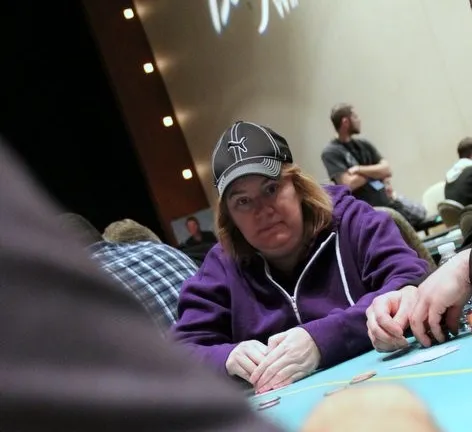 Kathy Liebert in Event #16 at the Borgata Winter Poker Open