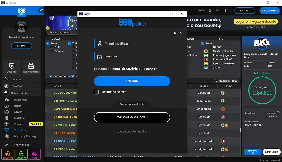 888poker login