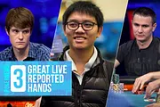 Three Great Live Reported Hands: Mucking When All In, Blind Prize, and a Crucial Double Up