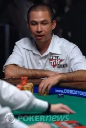 Kenny Tran, now about 400,000 chips lighter