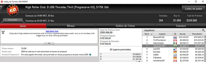 RickLogrado e edudrake1987 em Destaque na Reta de Ontem do PokerStars 102