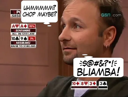 High Stakes Poker Cómico! Negreanu vs Benyamine 124