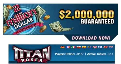 ECOOP II. Torneio de $2,000,000 Guaranteed & Freerolls Exclusivos na Titan Poker! 0001
