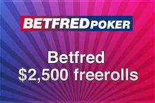 betfred poker 2500 pokernews feeeroll