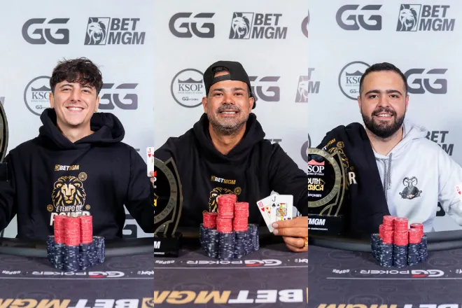 Caio Kopke, Anderson Moraes e Ernesto Di Dubila