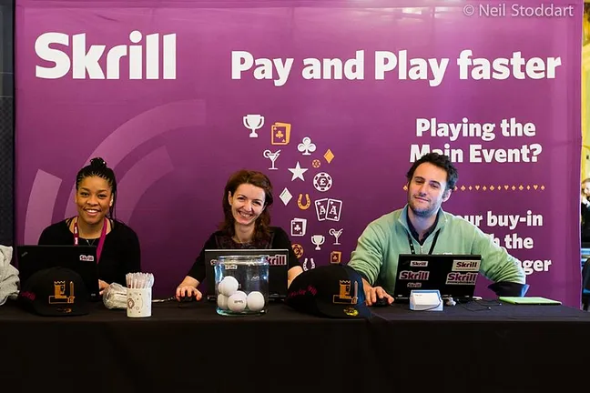 The Skirll booth. Photo courtesy of PokerStars.
