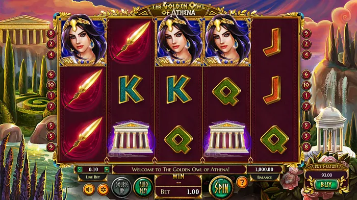 the golden owl of athena slot game