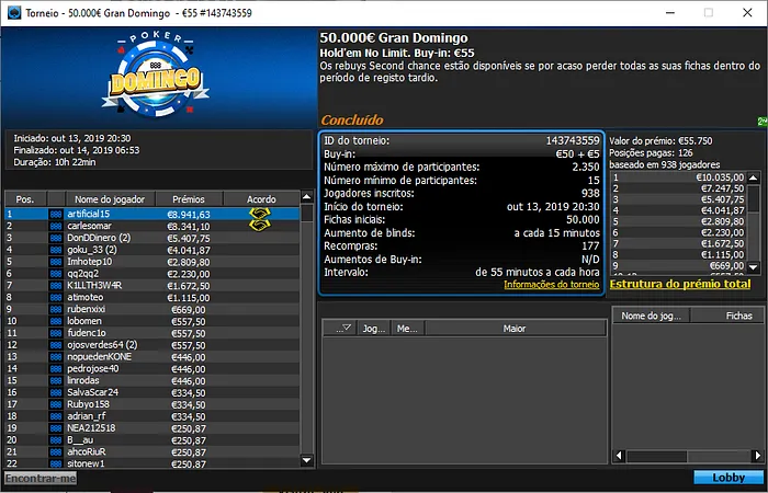 Gran Domingo 888poker