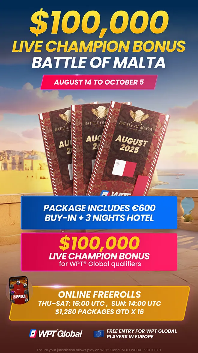 WPT Global bonus