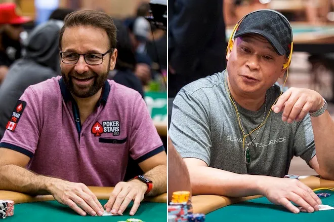 Daniel Negreanu and Johnny Chan