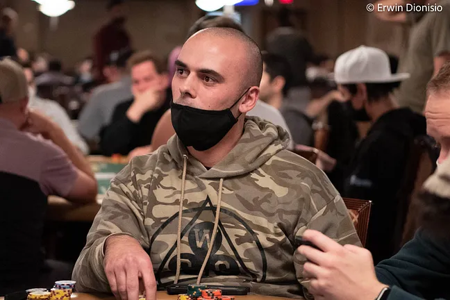 Zachary Grech is among the Day 1d chip leaders