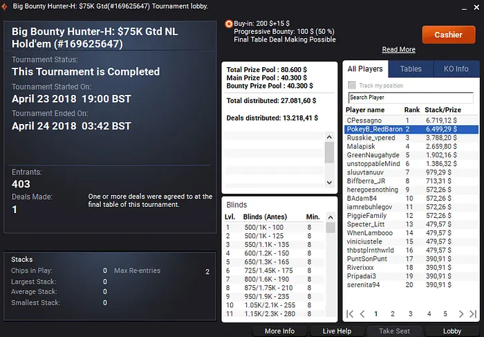 Alexandre Mantovani Apronta no partypoker e Recebe Mais de ,000 101