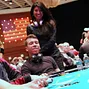 Darryll Fish and Ivy Teves at the 2014 WPT Borgata Winter Poker Open Main Event