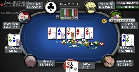 Bizutage réussi pour 'RAFA' Nadal sur PokerStars 103