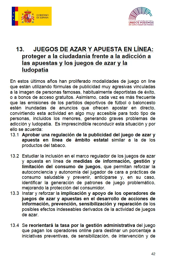 Espanha vai Limitar Publicidade ao Jogo e Apostas Online 101