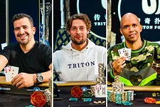 Andras Nemeth, Teun Mulder e Phil Ivey