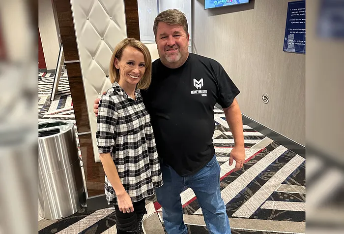 Monika Heppner and Chris Moneymaker