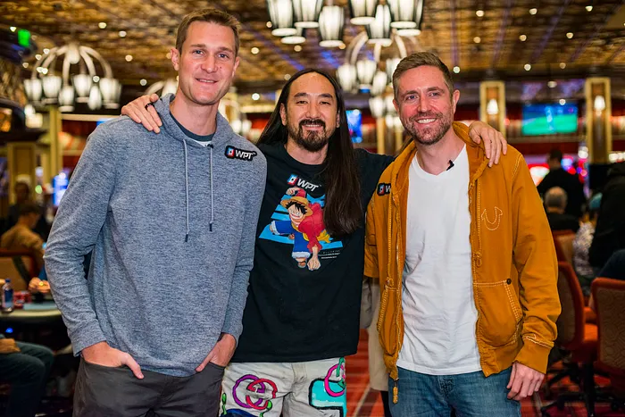 Brad Owen, Steve Aoki, and Andrew Neeme.