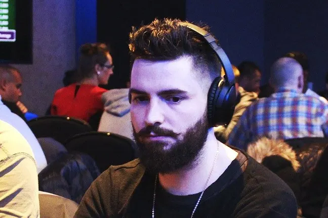 Arron Fletcher, pictured during his Opening Event Day 1 (Photo: 888Poker/William Powell)