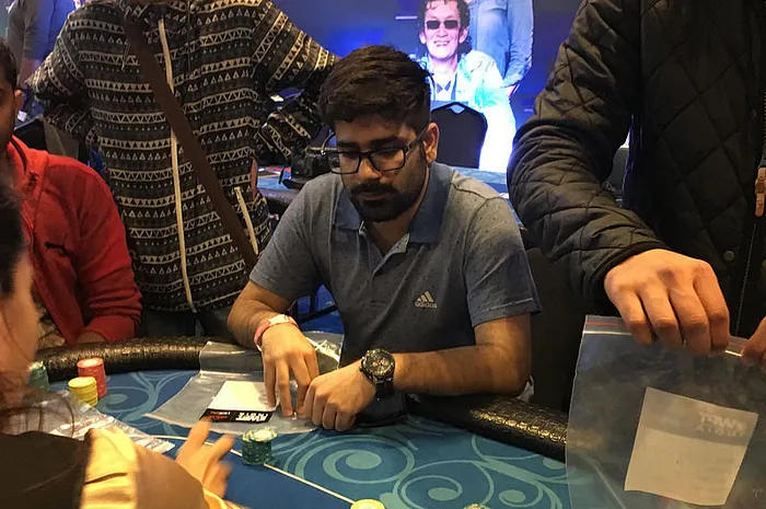 Akshay Nasa Bags Day 1b Chip Lead in Biggest WPT India Main Event