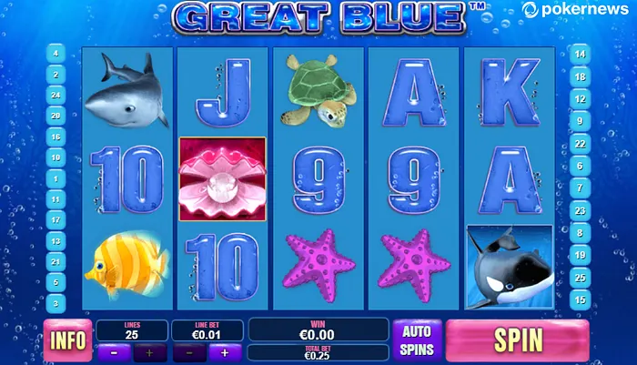 great blue slot