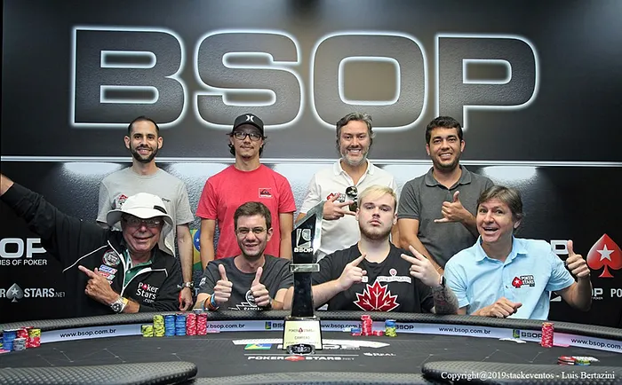 Mesa Final do Main Event do BSOP Rio Quente 2019