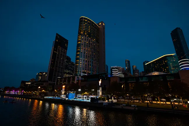 Crown Melbourne - Sunset