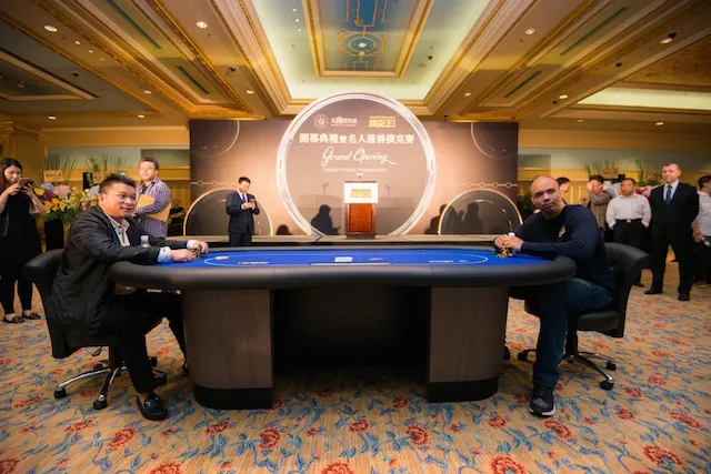 Phil Ivey, Johnny Chan, and Tom Dwan Attend Poker King Club Macau Grand Opening 107