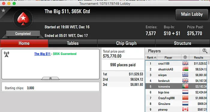 rpoll352 Vence Big  (k), melchis477 é 3º (k) & Mais 103