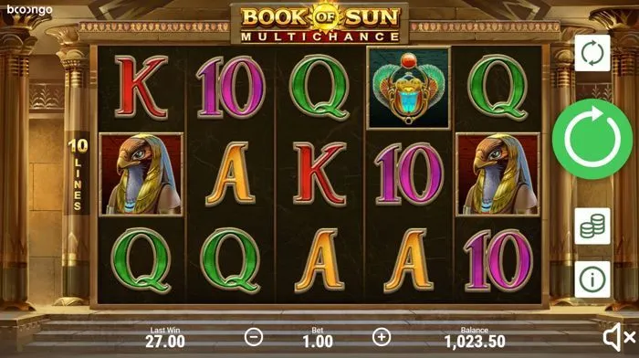 Play Book of Sun Multichance Slot