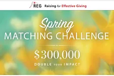 REG Charity Spring Matching Challenge