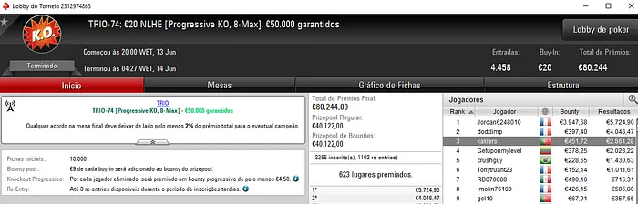 TRIO Series: kakiers com Ouro e Bronze; caarlinhos2 Vence Evento #75 102