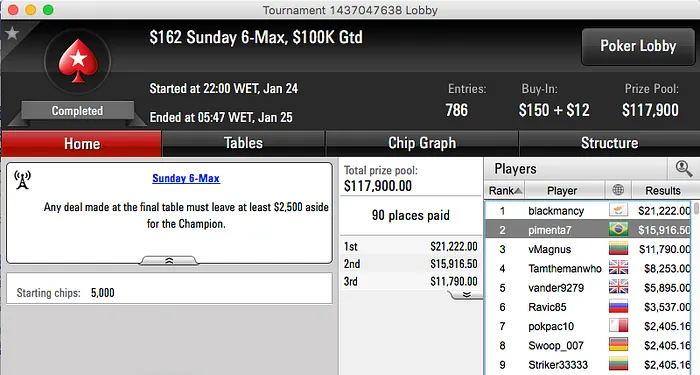 ValterBr@nco Crava Sunday Warm-Up (k), lmn_7 Crava o Sunday Rebuy (k) & Mais 104