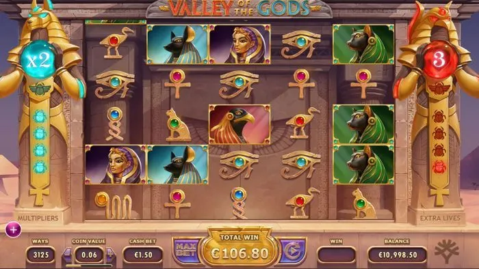 Play Valley of the Gods Slot