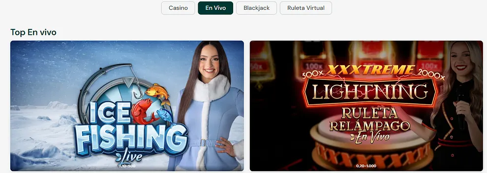 Casino en vivo PAF.es