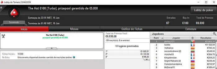 PokerStars.FRESPT: playdrum Venceu Ultra KO €20 & Mais 103
