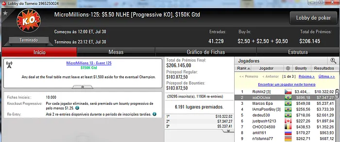 MicroMillions: Najarrr e Friben Conquistam mais 2 Títulos para o Brasil 103