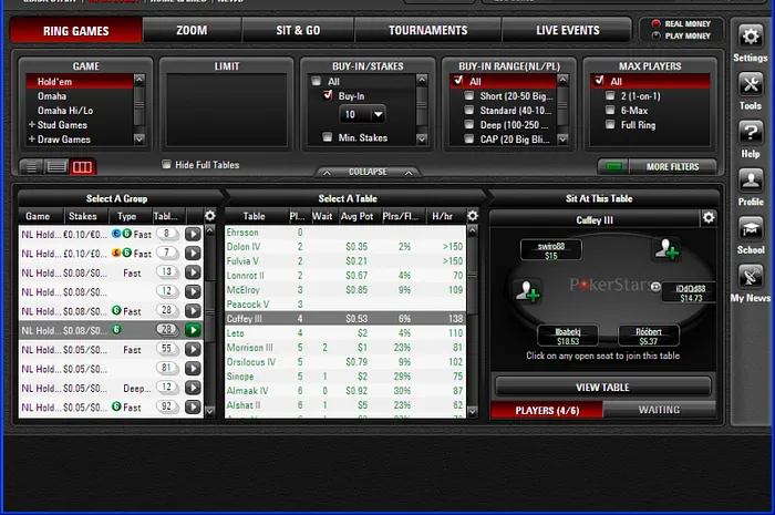 PokerStars 7 Client