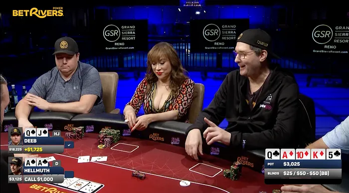 Shaun Deeb Slowrolls Phil Hellmuth, Plays K Pot Against Jennifer Tilly 101