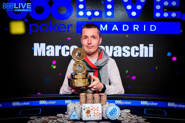 Marco Biavaschi wins 2020 888poker LIVE Madrid Main Event