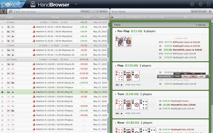 Pokeit : Le stockage des historiques de main en ligne est-il l'avenir du tracker ? 101