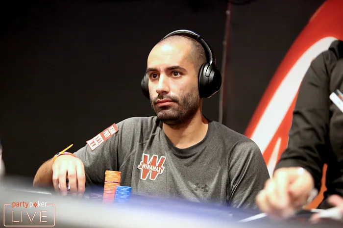 João Vieira garantiu um lugar no Top 10 do chip count para o Dia 2