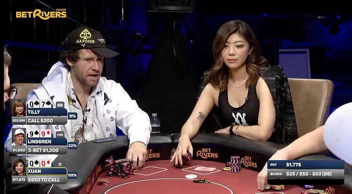 Jennifer Tilly Continues to Roll Over Competition on Hellmuth's Home Game 104
