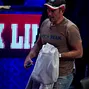 Lance Steinberg packs up and moves out as he is eliminated after an all in call against Phil Collins