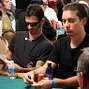 Sully Erna and Tobey Maguire in the Money on Day 3